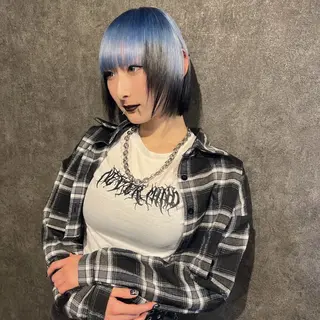 ミディアム カラー Ren. 🦋デザインカラーのヘアスタイル