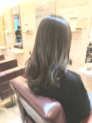 ミディアム カラー 髪質改善・艶髪特化 木村侑平のヘアスタイル