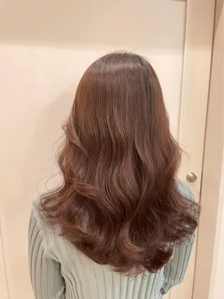 ロング 京都レイヤーカット/ 縮毛矯正/羽柴りくのヘアスタイル