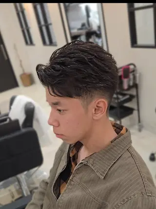 メンズ ショート Lapis 名古屋駅前店所属・LEN名古屋/パーマ 海外ヘア/メンズ特化のヘアスタイル