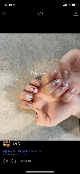 ネイル 岡本 友恵のネイルデザイン