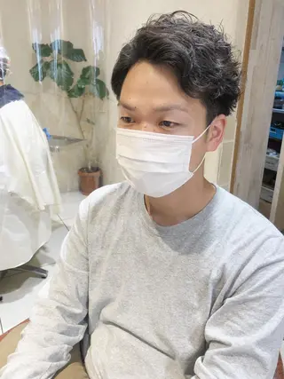 パーマ メンズ 【ディレクター 🧸🤍田澤　唯那】のヘアスタイル
