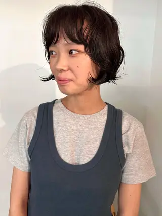 ショート パーマ lelu所属・lelu / 佐々木のヘアスタイル