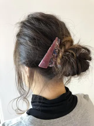 ロング ヘアアレンジ 加藤 綾華のヘアスタイル