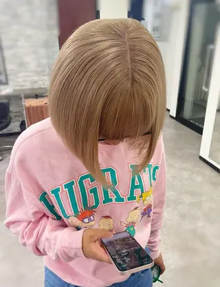 ショート カラー ハイトーンエクステ 🎩カズキ🎩のヘアスタイル