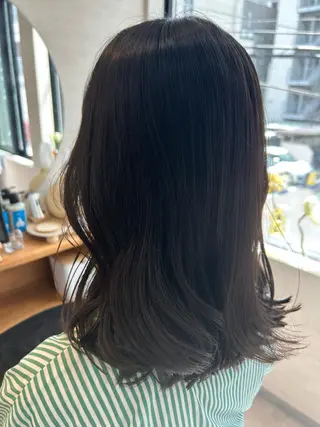ミディアム 韓国ヘア🇰🇷船橋 髪質改善/上野愛果のヘアスタイル