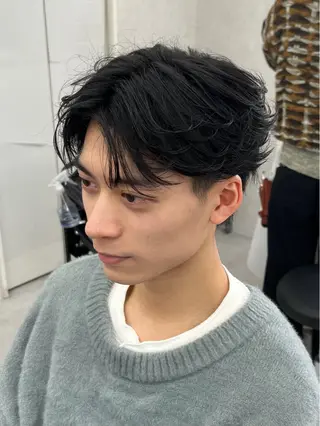 ショート パーマ キッズ フェザーパーマ浦和 スパイキーショートのヘアスタイル
