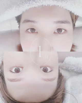 アイブロウ Ema所属・Ema/マツパ/マツ エク/眉/脱毛🌷のマツエク・マツパデザイン