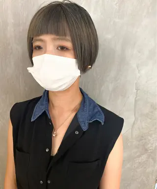 ショート カラー ヘアアレンジ stylist/蛯谷 珠里のヘアスタイル