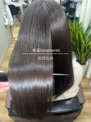 セミロング Cafu hair Tachi所属・松下 茉由のヘアスタイル