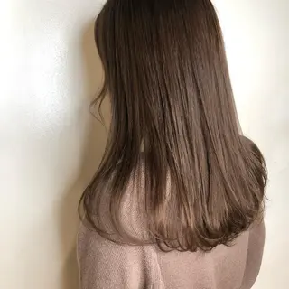 セミロング カラー ヘアアレンジ マツエク・マツパ Noah's　Ark所属・透明感カラー🫧ヘア セット🫧松本菜月の眉毛・アイブロウイメージ