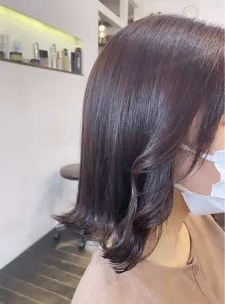 ミディアム miyu 🌼のヘアスタイル
