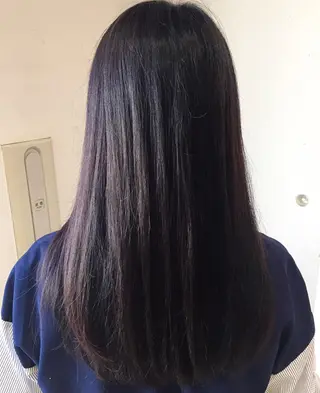 ロング カラー 脱白髪染め美容師 竹内涼乃のヘアスタイル