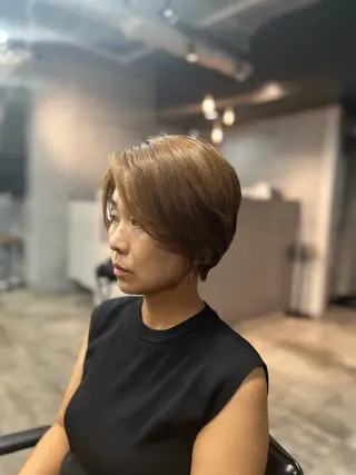 ショート 新井 翼/銀座 メンズ◎ショート女子のヘアスタイル