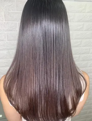 セミロング カラー LAS 代表 ナガカワ コウヘイのヘアスタイル