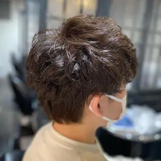 ショート カラー メンズ キッズ ✂︎ショート、ボブ、 レイヤー🩵YUMIのヘアスタイル