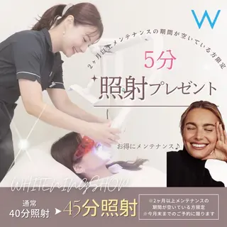 メンズ ホワイトニング ショップ本八幡店のエステ・リラクイメージ