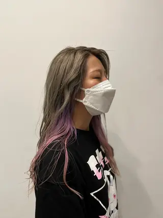 ロング カラー パーマ 香取 康平のヘアスタイル