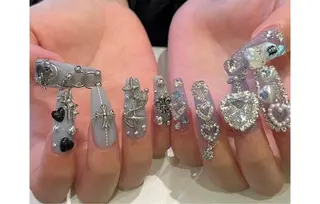 ネイル ETERNA Nail 銀座店【パラジェル/フィルイン/チップ長さだし/マグネット/ニュアンス】所属・ア カリのネイルデザイン