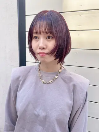 ショート カラー ヘアアレンジ yuka .のヘアスタイル