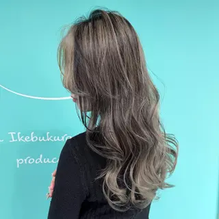 ロング カラー ボブ/艶カラー/ 暖色/Natsukiのヘアスタイル