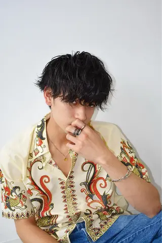 ミディアム パーマ メンズ モテ髪をつくる✂️ 佐藤ヒロのヘアスタイル