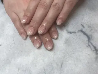 ネイル ネイルリボン 受付スタッフのネイルデザイン