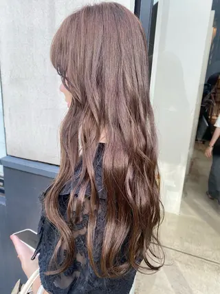 ロング カラー 🎀ブリーチなし 透明感🎀yuhiのヘアスタイル