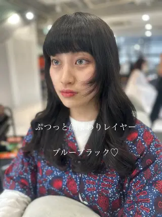 セミロング 林 耕太郎のヘアスタイル