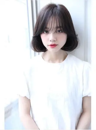 ミディアム カラー 髪質改善/透明感カラ ー/Ayana 🍒のヘアスタイル