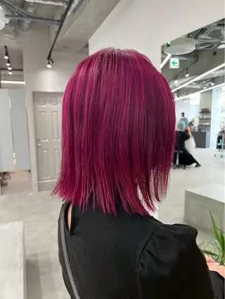 ロング カラー ハイトーンカラー🐬 えりかのヘアスタイル