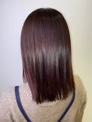 ミディアム カラー 🐺ウルフ/レイヤー 似合わせ‎🤍沙羅のヘアスタイル