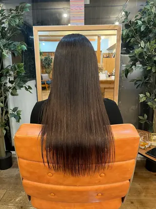 ロング ⚪️髪質改善 縮毛 店長 コウ⚪️のヘアスタイル