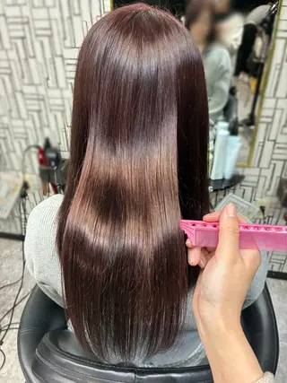 ロング 北村 理奈のヘアスタイル