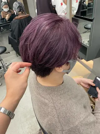 ショート カラー 佐伯 和佳のヘアスタイル