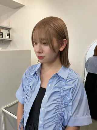 ミディアム ハルカ/ fit standのヘアスタイル