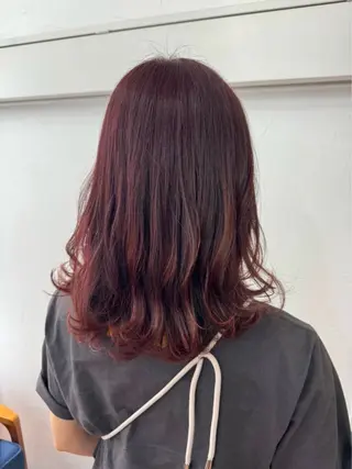 ミディアム カラー パーマ JEWIL SHIBUYAのヘアスタイル