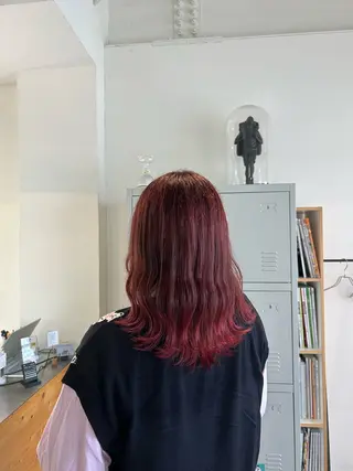 セミロング カラー Sugarlu所属・吉田 晴香のヘアスタイル