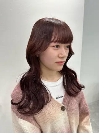 セミロング Wカラー/暖色/べ ージュりく©︎🐝のヘアスタイル