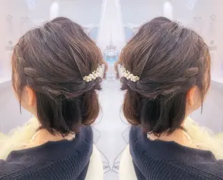 ヘアアレンジ 秋葉原コットン所属・ヘアセット 🤍AIRA🤍のヘアスタイル