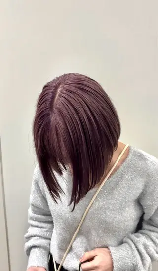 ミディアム ハイトーン/ラベンダ ー/ユイナ🪄のヘアスタイル