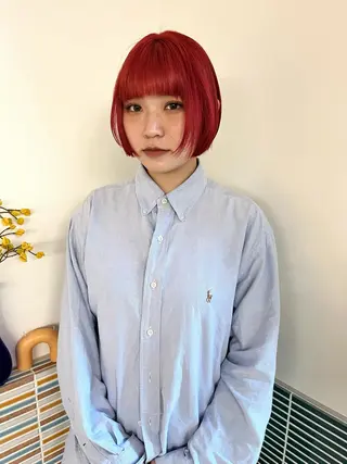 ミディアム カラー 🩷ハイトーン透明感 レイヤー🩷ユリカのヘアスタイル