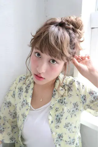 セミロング CISCO所属・山口 浩之のヘアスタイル