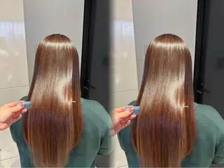 ロング 縮毛矯正/髪質改善/ 斉藤春のヘアスタイル