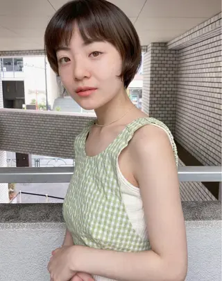 ショート お洒落ベージュ🤎 代官山shibukiのヘアスタイル