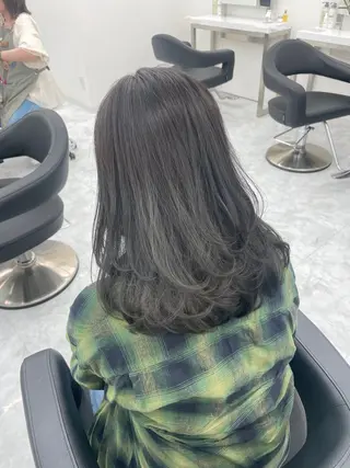 セミロング MOE 福岡韓国ヘア✧︎のヘアスタイル