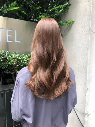 ロング ボブ/縮毛矯正/ レイヤー/塚田のヘアスタイル