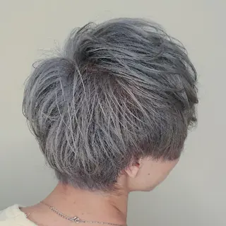 メンズ カラー パーマ ヘアアレンジ ブリーチ/ヘアケア/ 艶髪/イギチハルのヘアスタイル