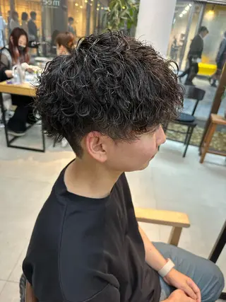 ショート パーマ メンズ mee.urawa所属・似合わせショート×透 明感/やじまたかしのヘアスタイル