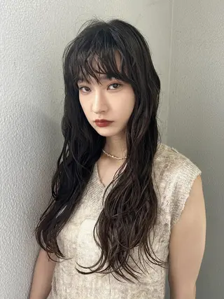 ロング パーマ 🌼U24 ヘアデザインラボのヘアスタイル